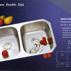 RGS Marble & Granite Undermont 50-50-Sink